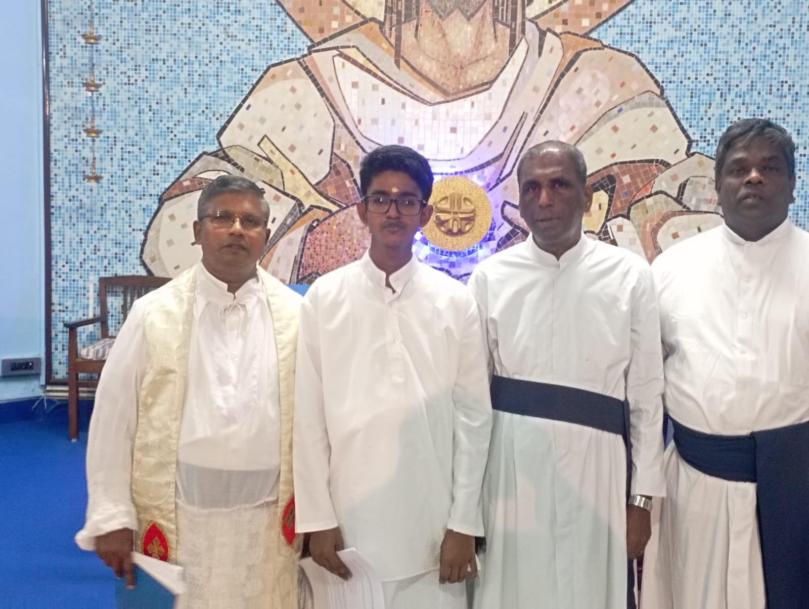 Initiation to the Novitiate at Pushpavanam Ashram, Manaparai